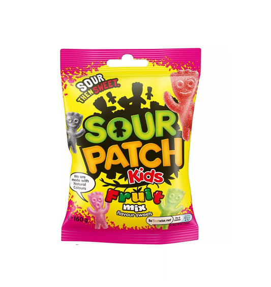 Sour Patch Kids Fruit Mix Gummy Candy 130g - UK